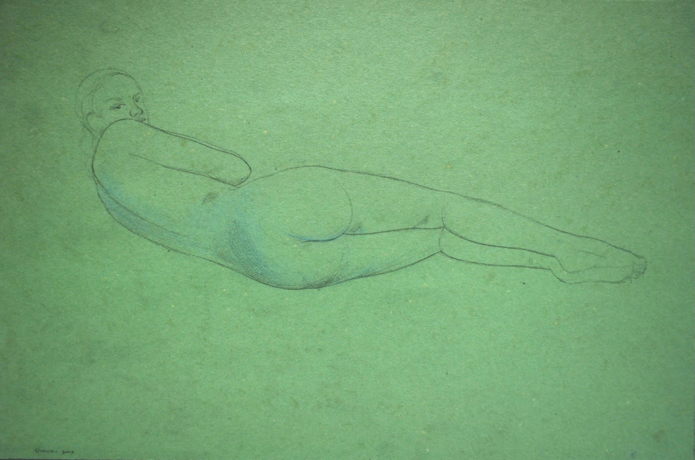 Nicholas C. Williams, Reclining Female Nude