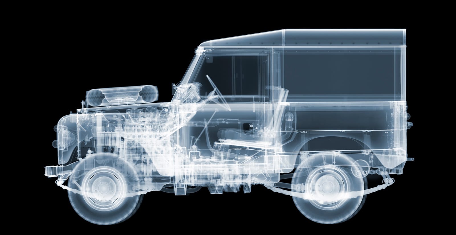 Nick Veasey, Land Rover Series 3 Hard Top