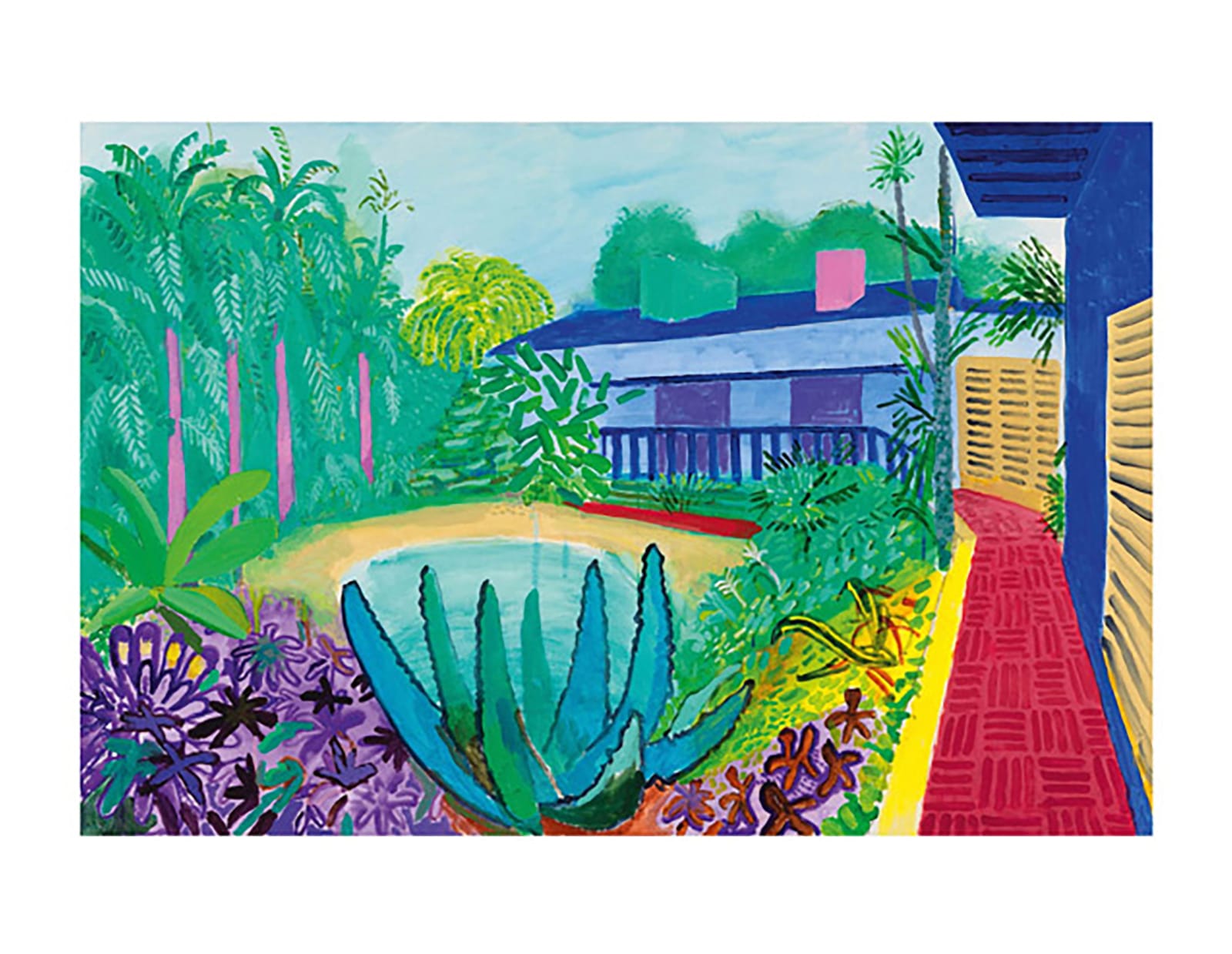 David Hockney, Garden (Tate Folio)