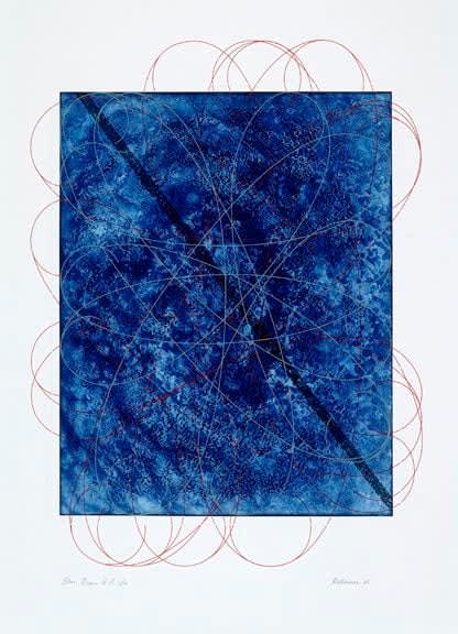 Dorothea Rockburne, Blue Brane, 2005
