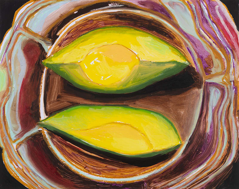 Jack Ceglic, Untitled (Avocado, Halves), 2024