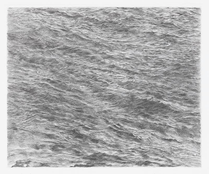 Vija Celmins, Untitled (Ocean Drypoint), 2016