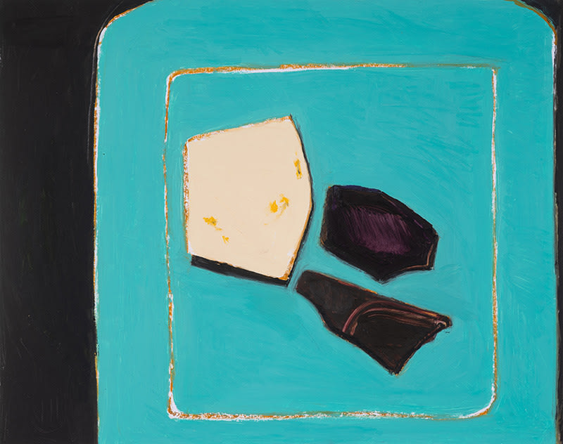 Jack Ceglic, Untitled (White, Dark Chocolate), 2020