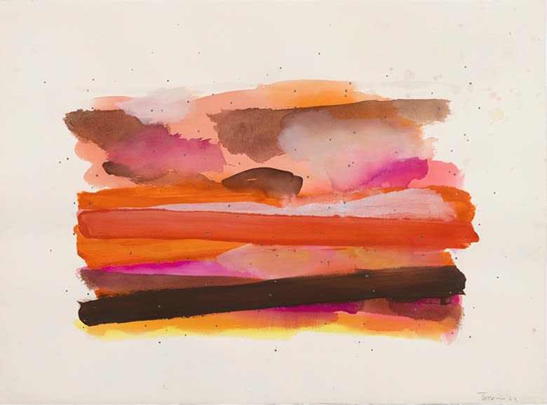 John Torreano, Horizontal Stripes - Reds , 1969