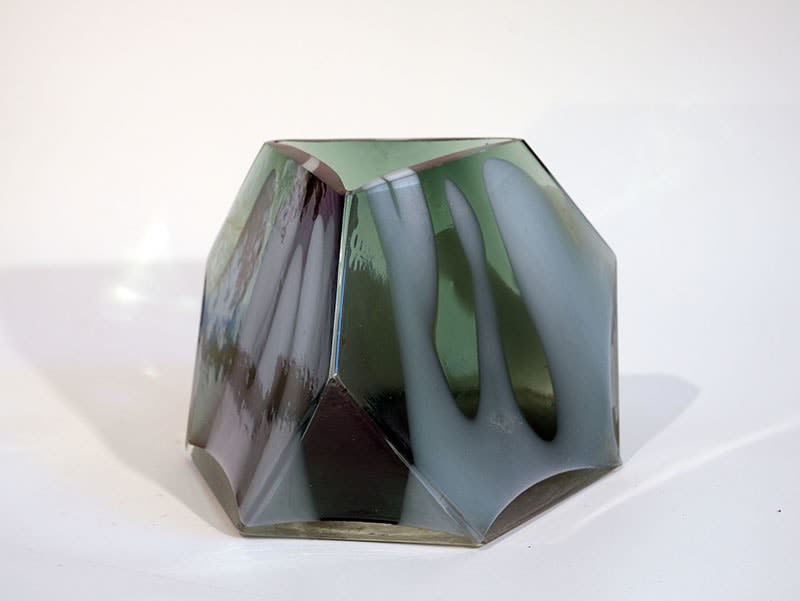John Torreano, Truncated Tetrahedron-Smokey Green, 2010