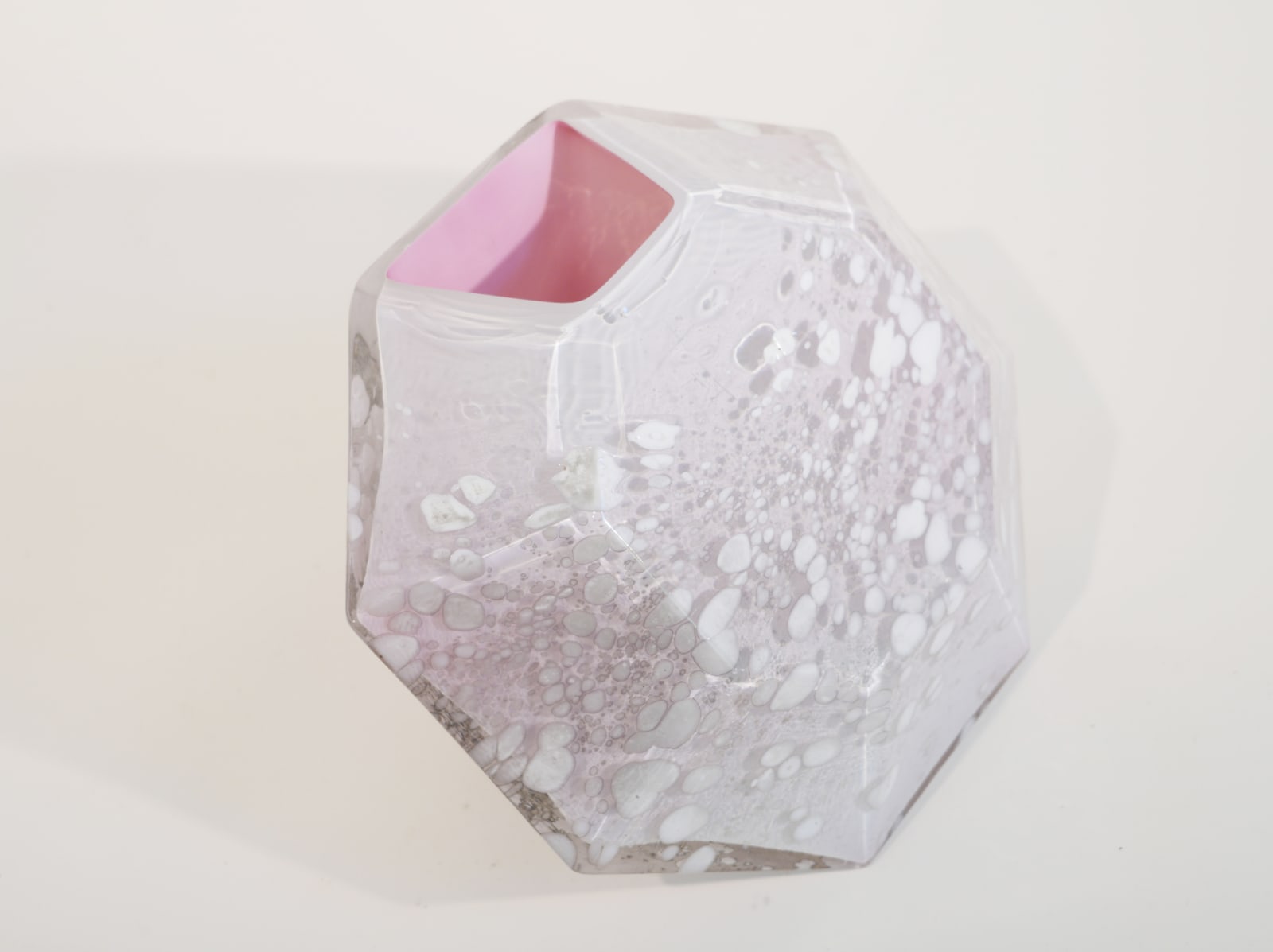 John Torreano, Smokey White Diamond with Pink Interior, 2003