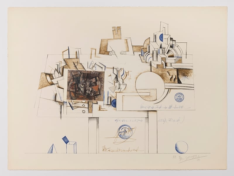Saul Steinberg, The Braque Post Card, 1970