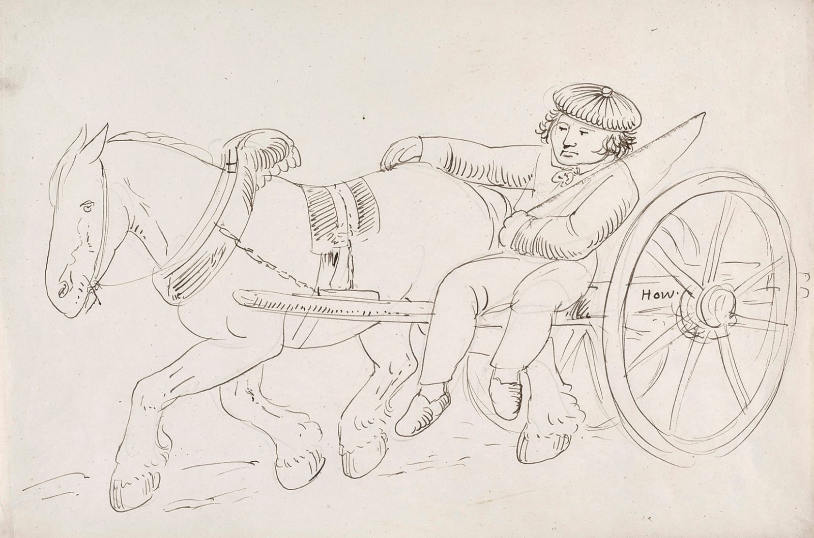 James Howe, Man on a horse and cart