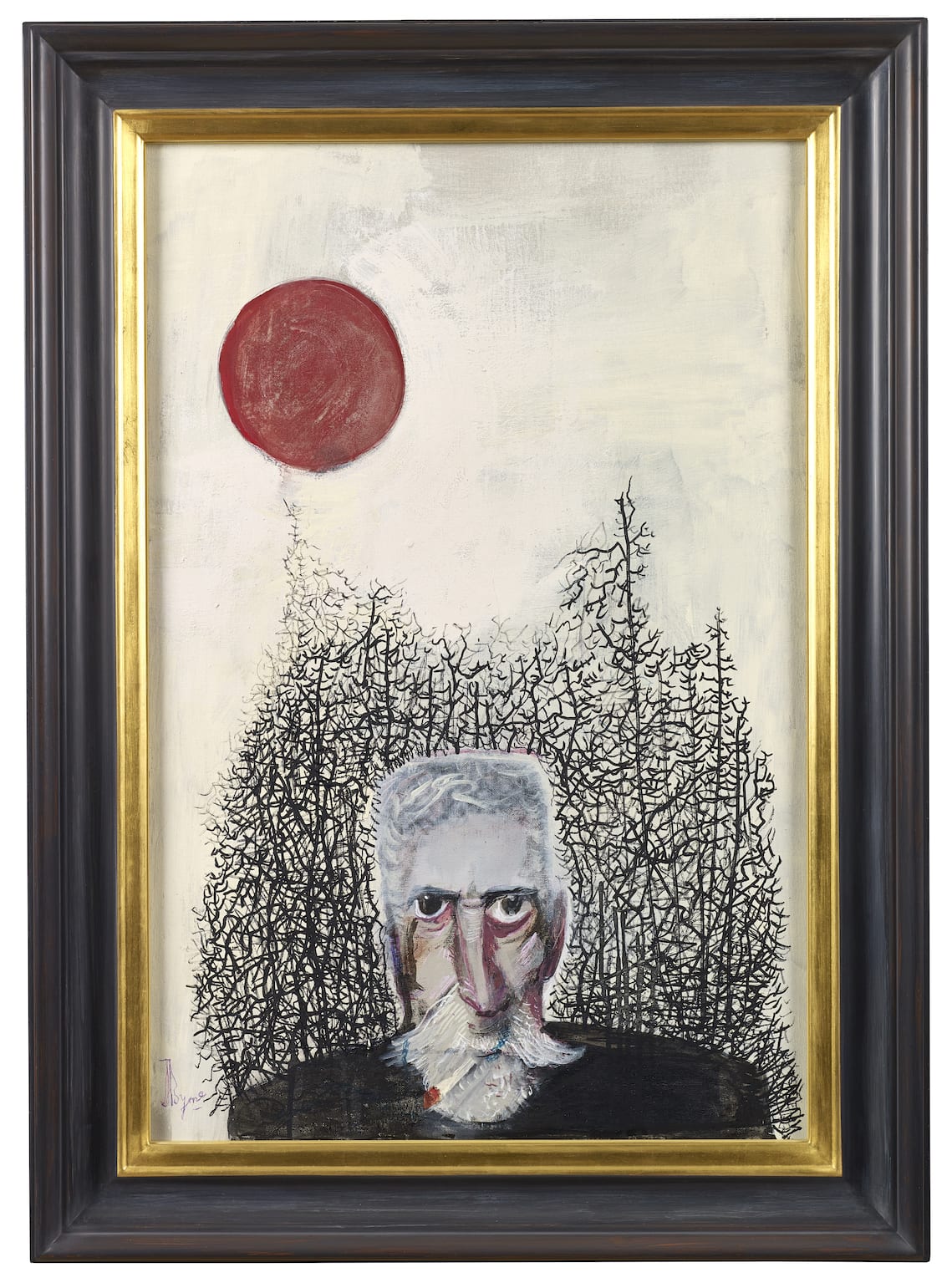 John Byrne RSA, Self portrait, 2021
