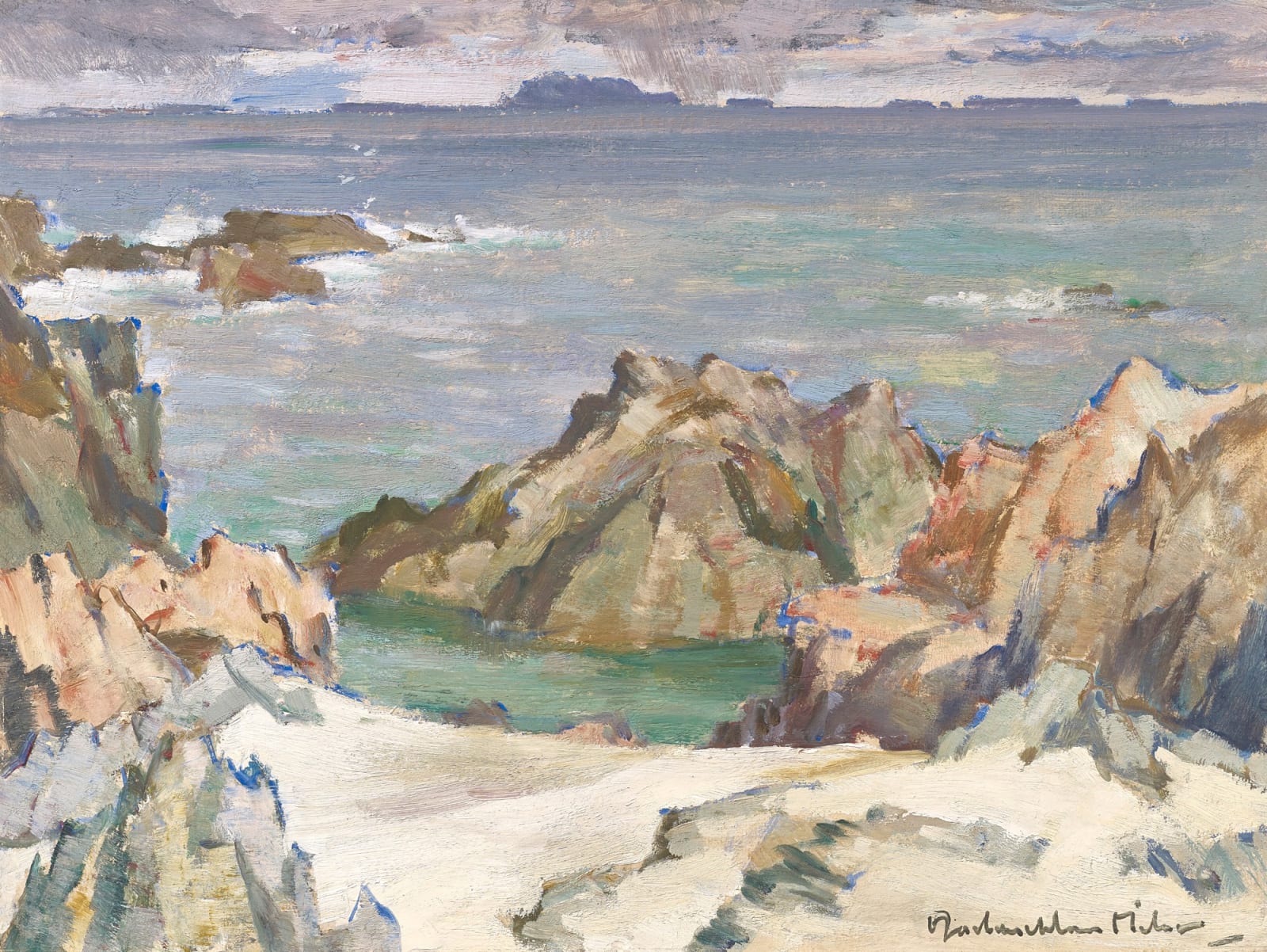 John Maclauchlan Milne RSA, Lunga from Iona
