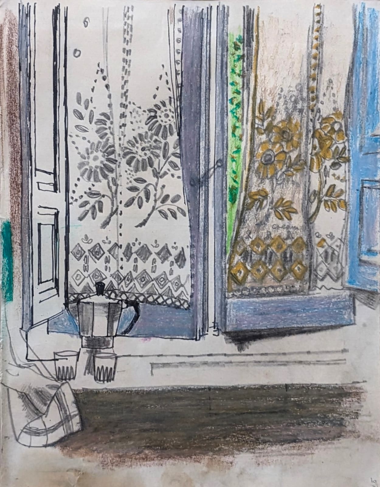 Alberto Morrocco OBE RSA RSW, Kitchen Window