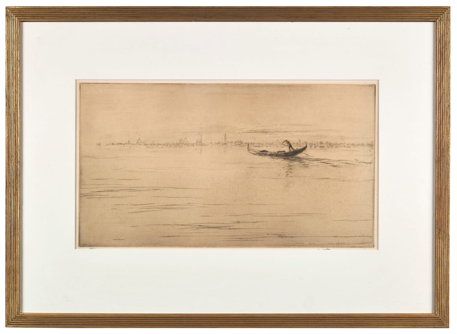 James McBey, Farewell to Venice, 1930