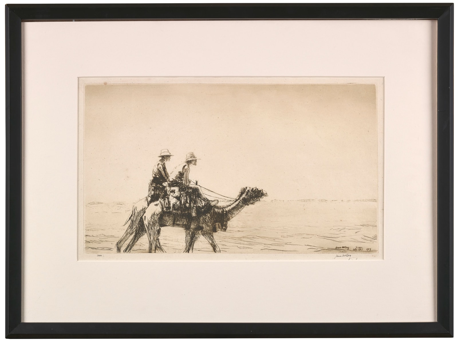 James McBey, Strange Signals, 1919