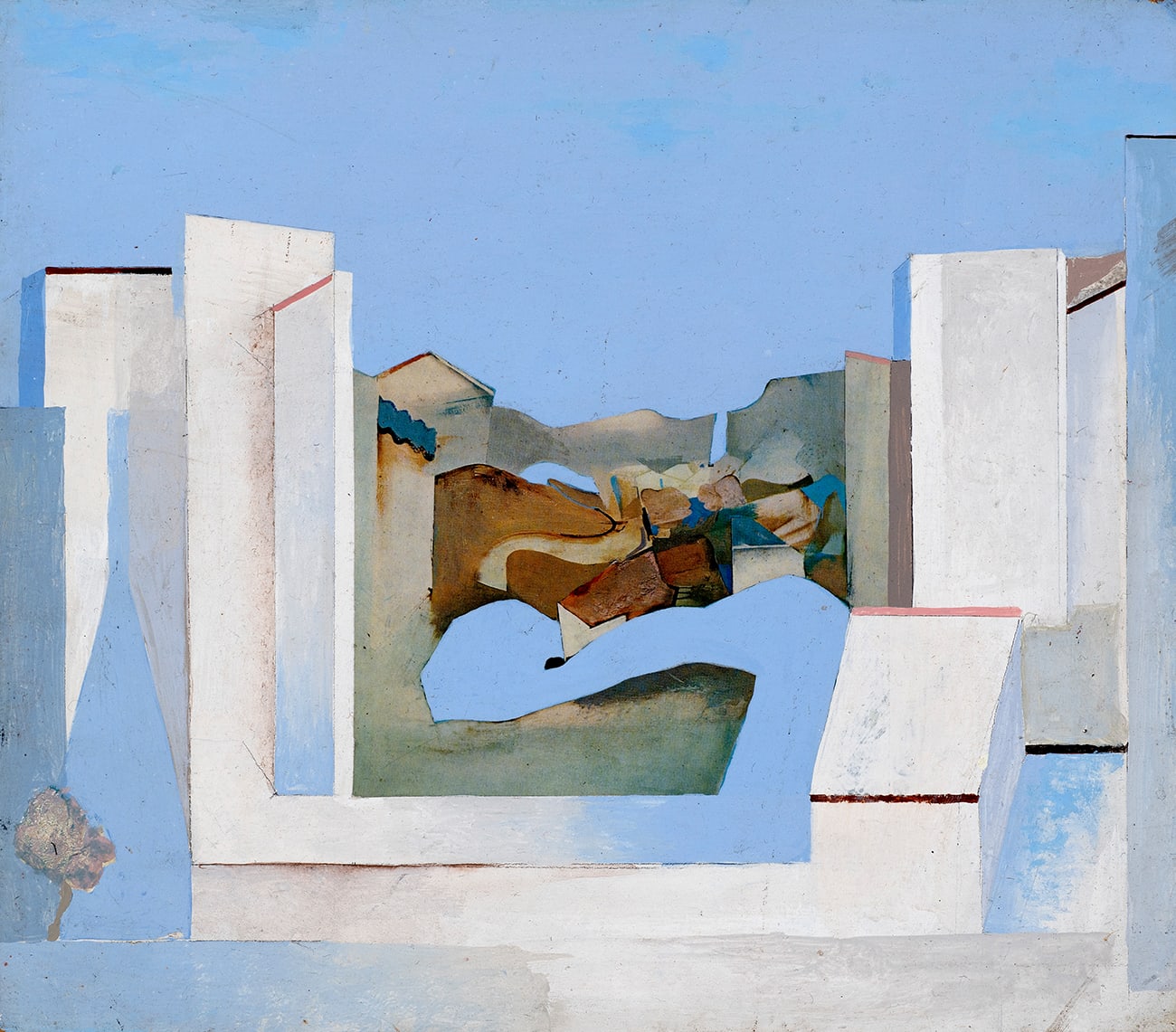 Anthony Whishaw RA, Blue Road Northwards II Variations, 1969