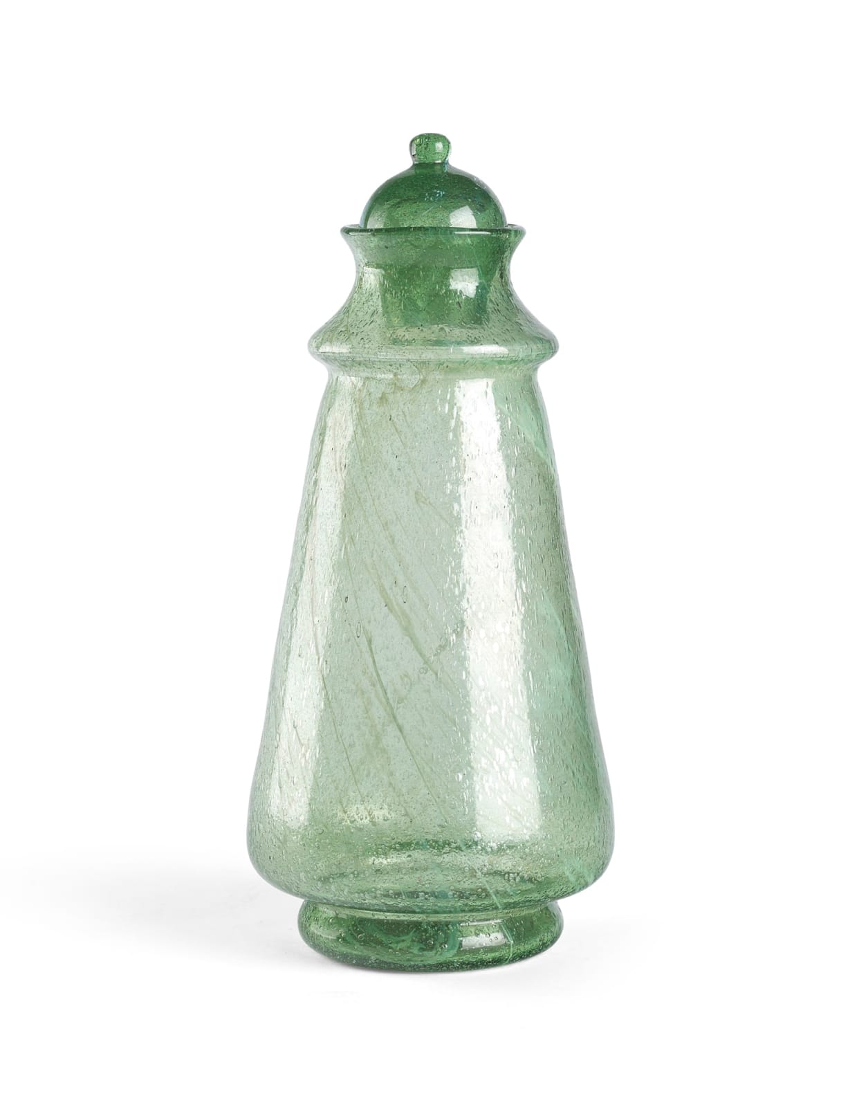 James Couper & Sons, Glasgow (maker), Clutha jar and stopper, c.1890