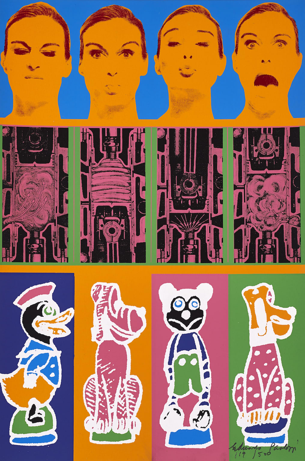 Sir Eduardo Paolozzi CBE RA, Secrets of Internal Combustion Engine, 1967