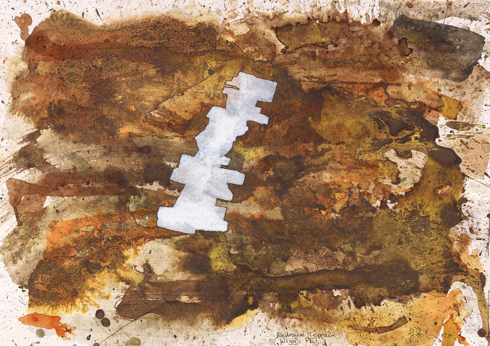 Shaun Fraser, Redrawn Terrain: Wigg, Prince Edward Island, 2020