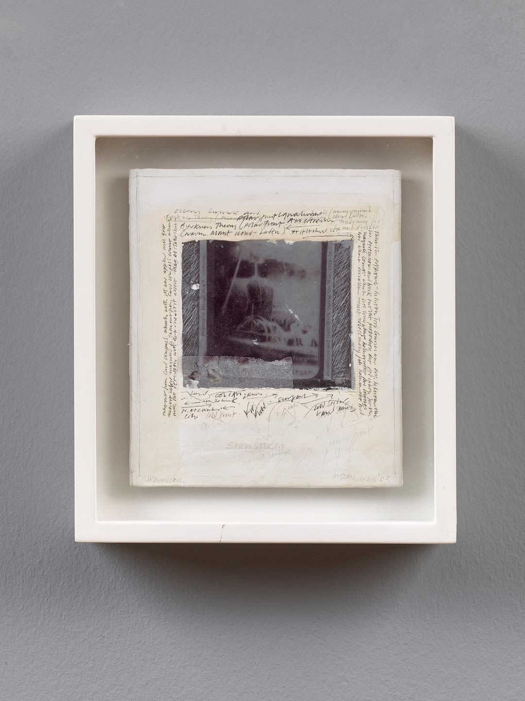 Will Maclean RSA, Pages from a Logbook: Snowstorm Looking Aft, 2003