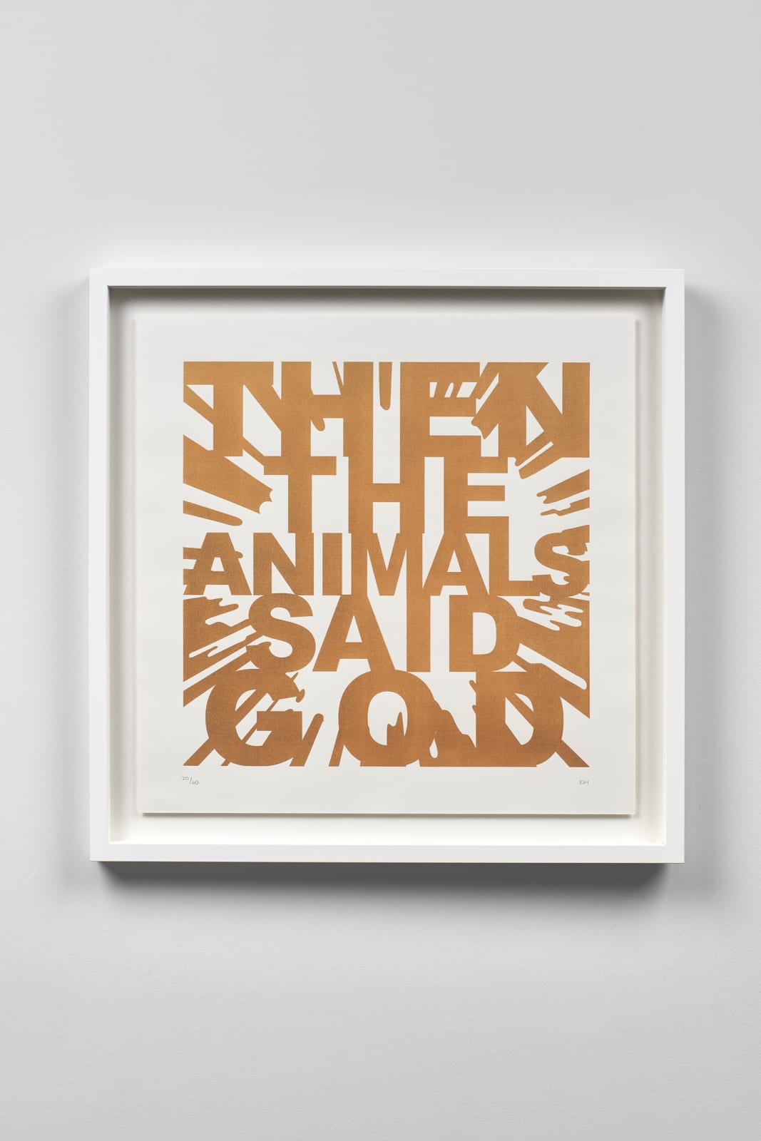 Kenny Hunter, Then the Animals said God, 2011