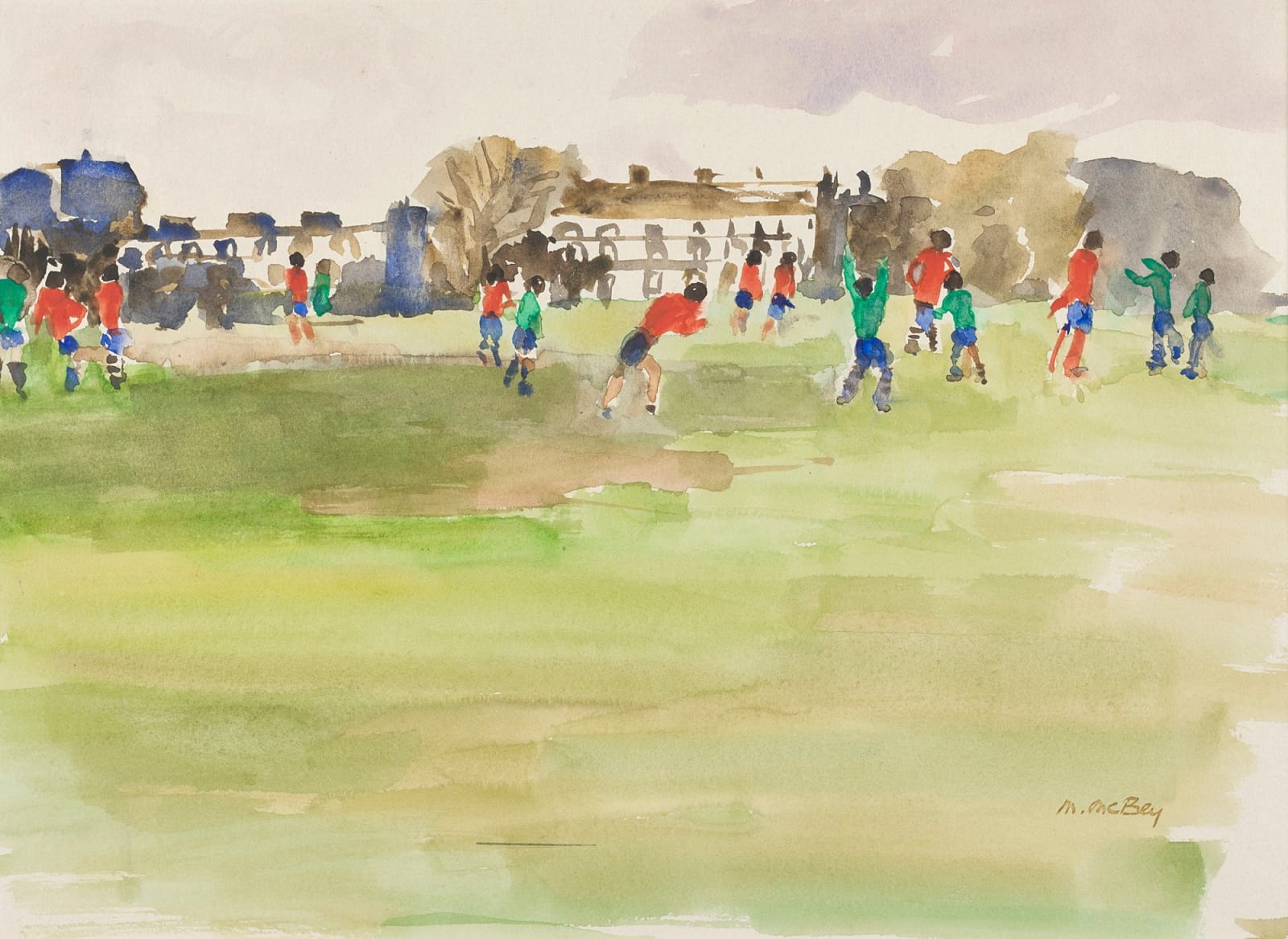 Marguerite McBey, Football Match
