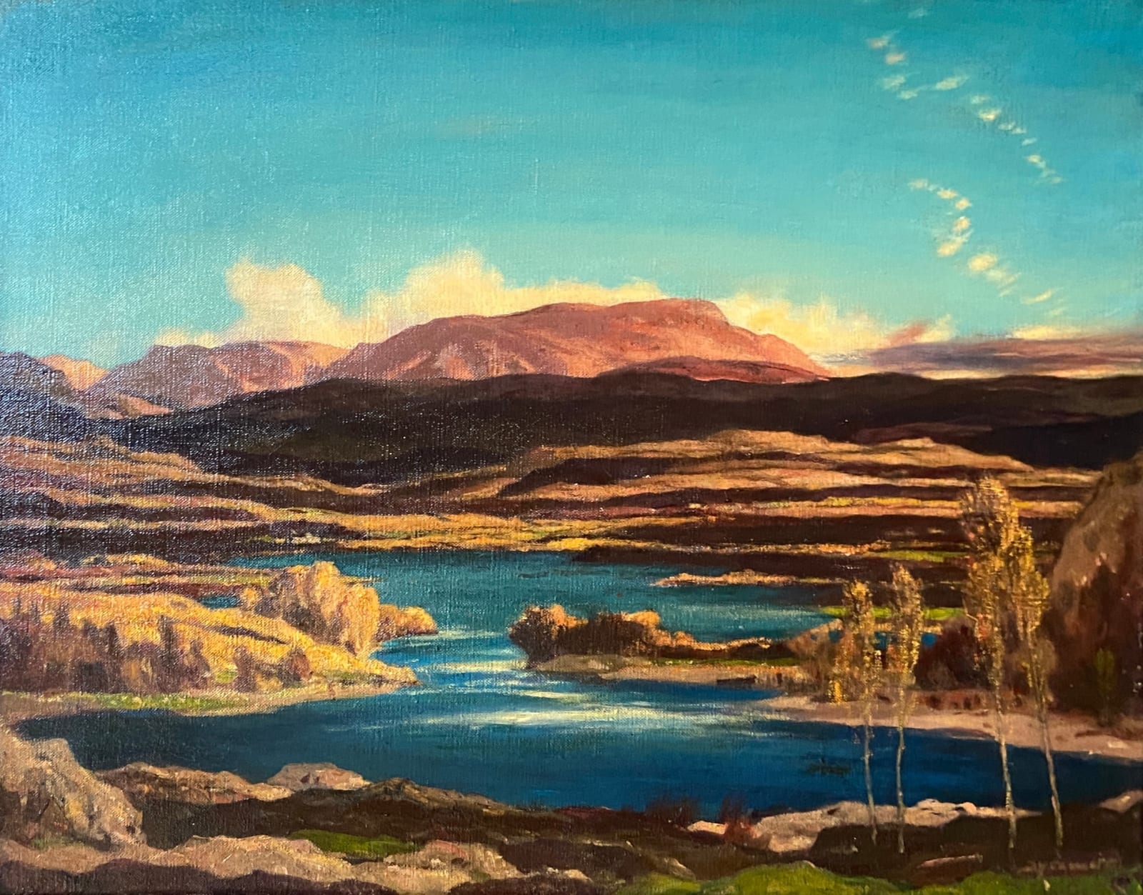 Sir David Young Cameron RA RSA HRSW RE, The Woods and Waters, Badenoch