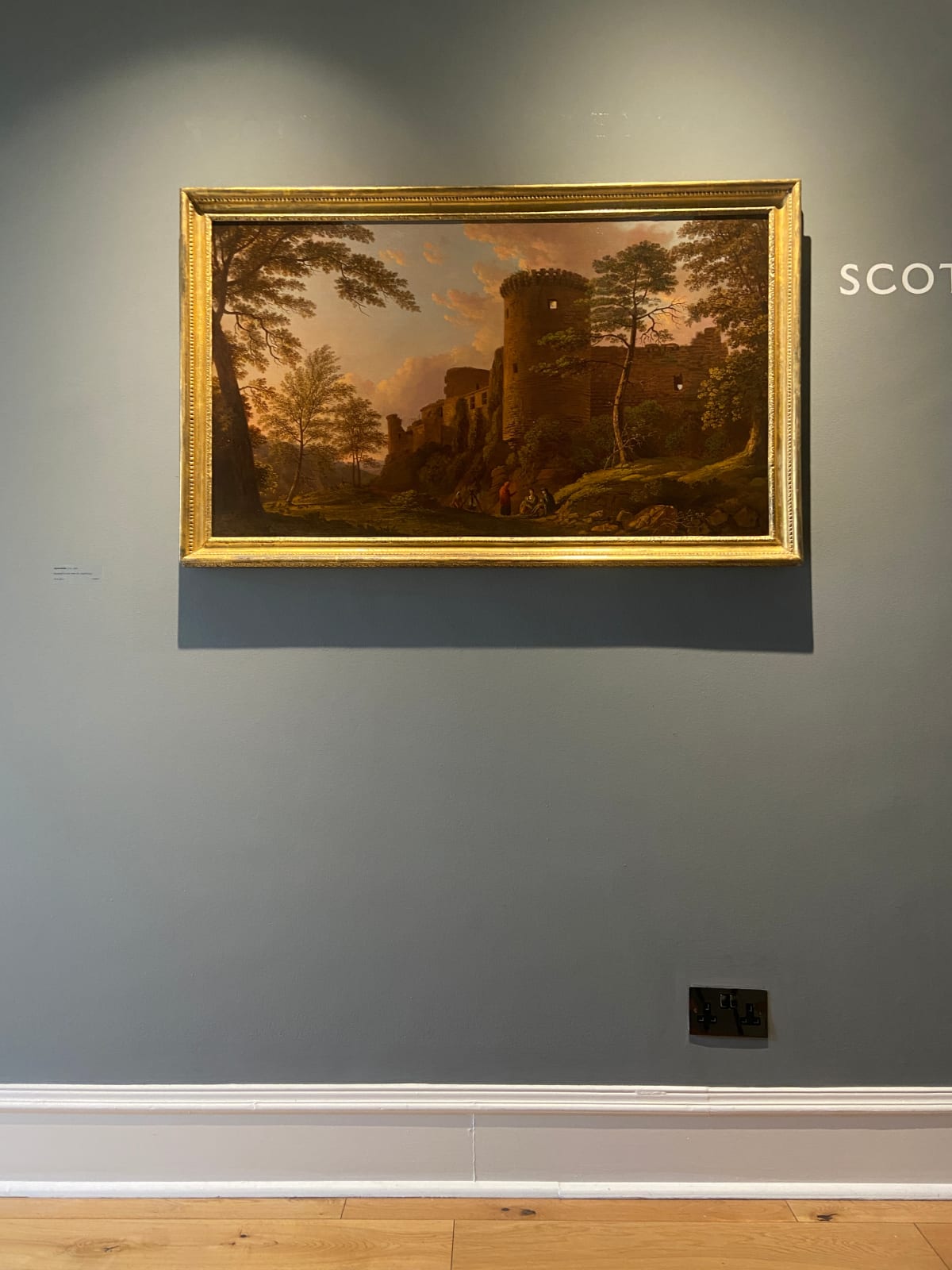 John Knox, Bothwell Castle from the South-East