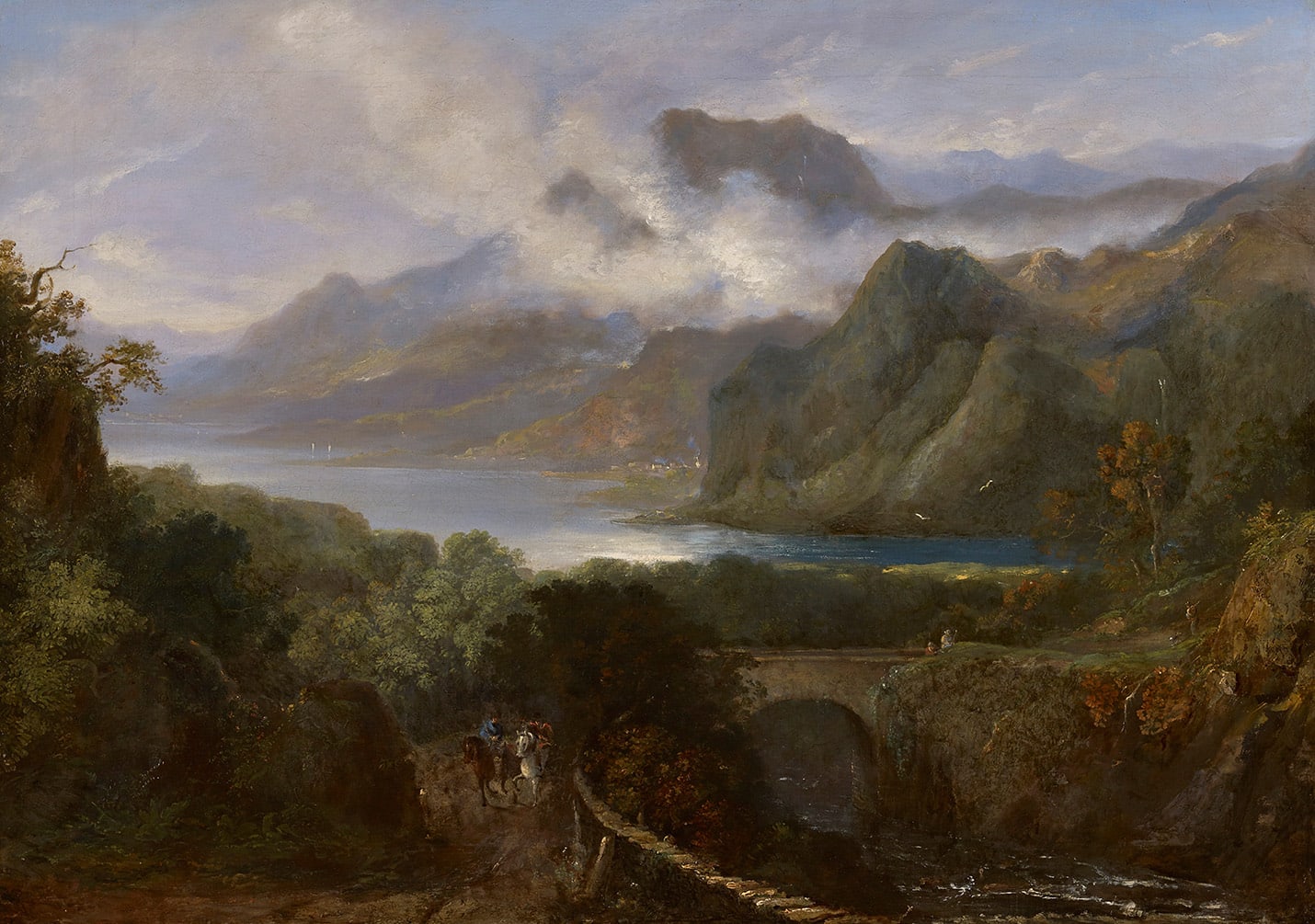 Rev. John Thomson of Duddingston HRSA, A highland landscape with loch