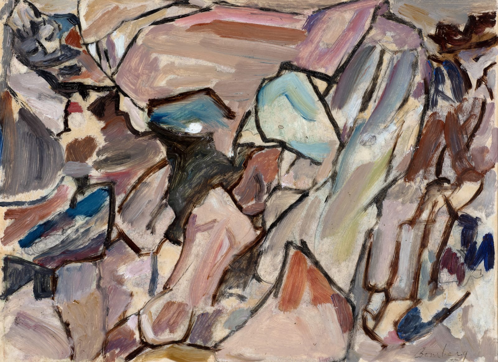 David Bomberg, Landscape, Cornwall, 1947