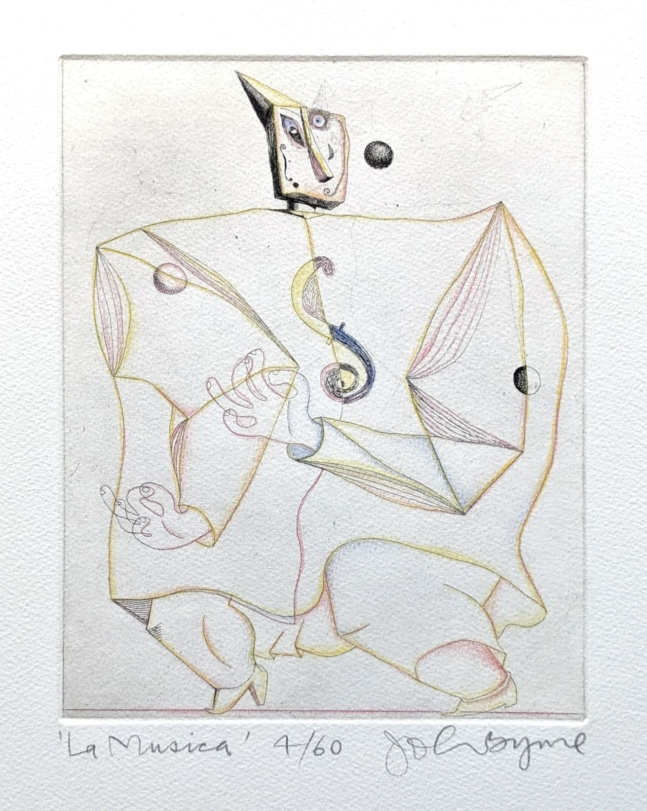 John Byrne RSA, La Musica, 1998