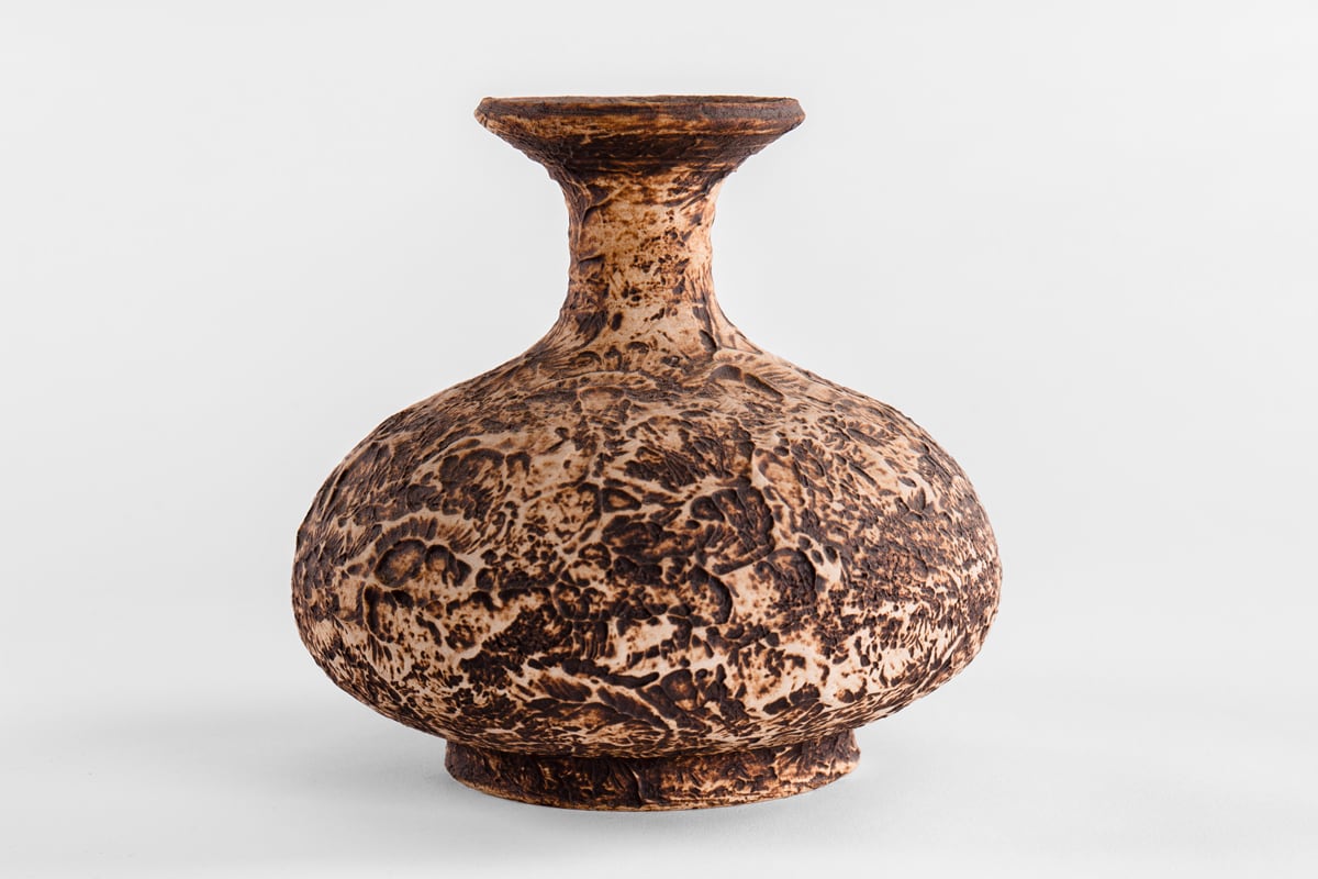 Waistel Cooper, Baluster lamp base of globular form, 1970s