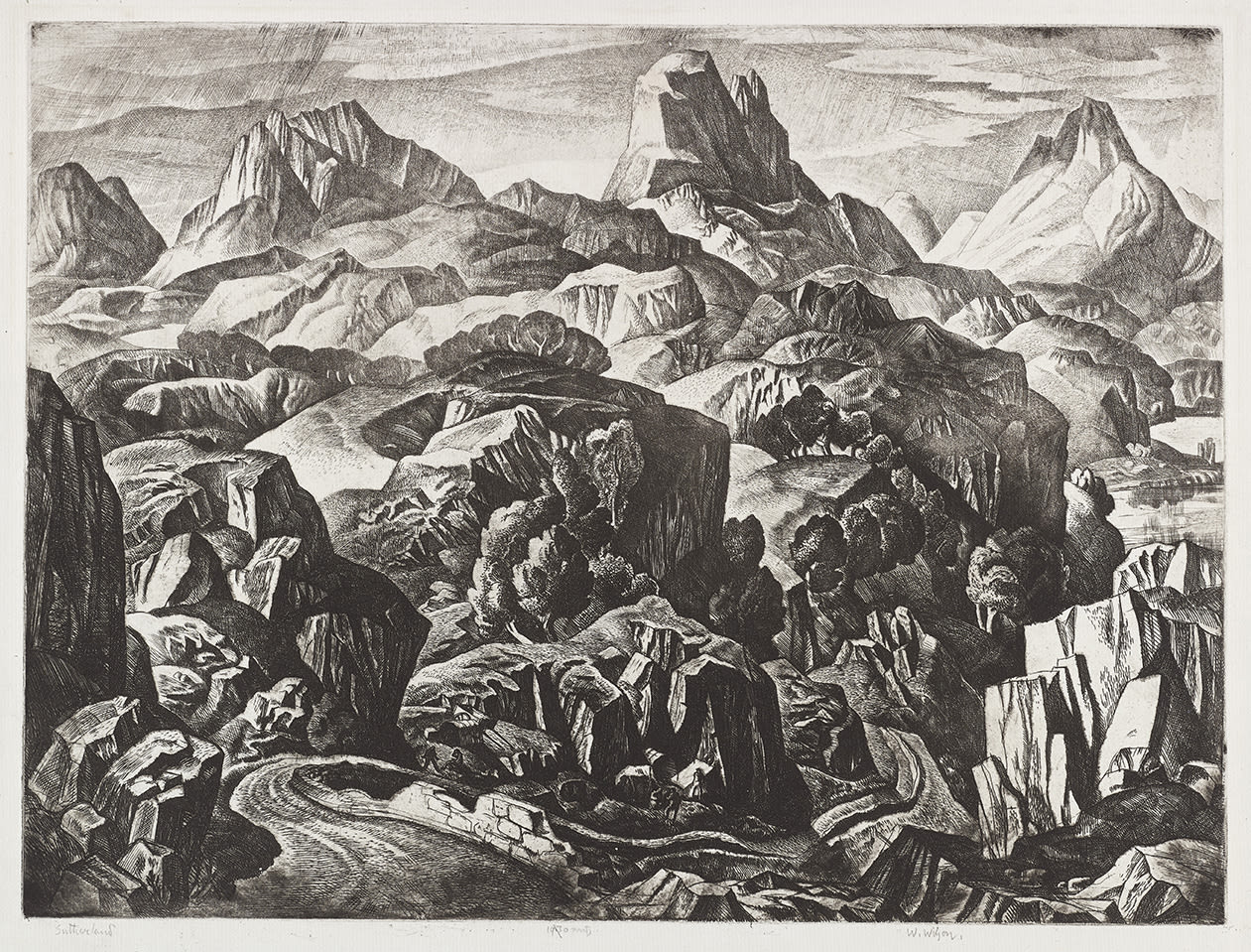 William Wilson RSA RSW, Sutherland, 1934
