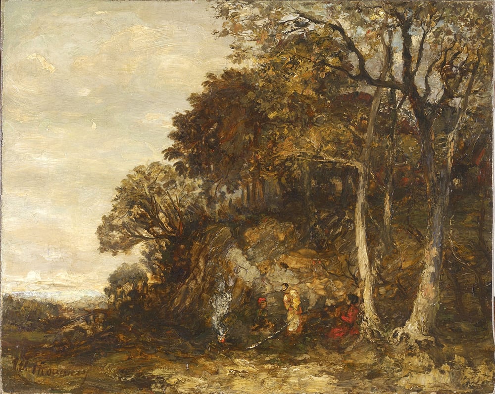 William Mouncey, Figures Resting by the Wayside