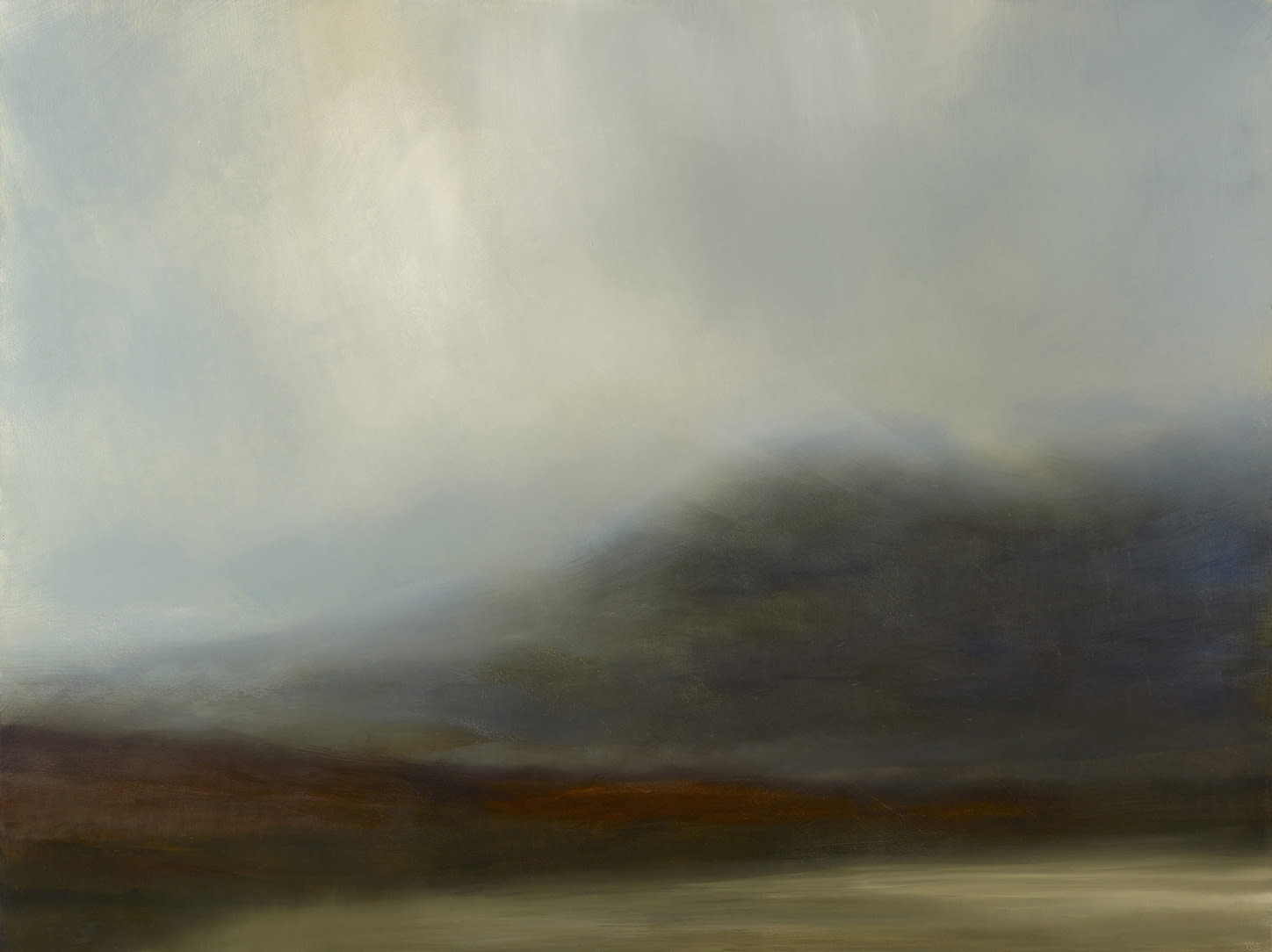 Victoria Orr Ewing, Fleeting light on Uig Sands, Lewis, 2020