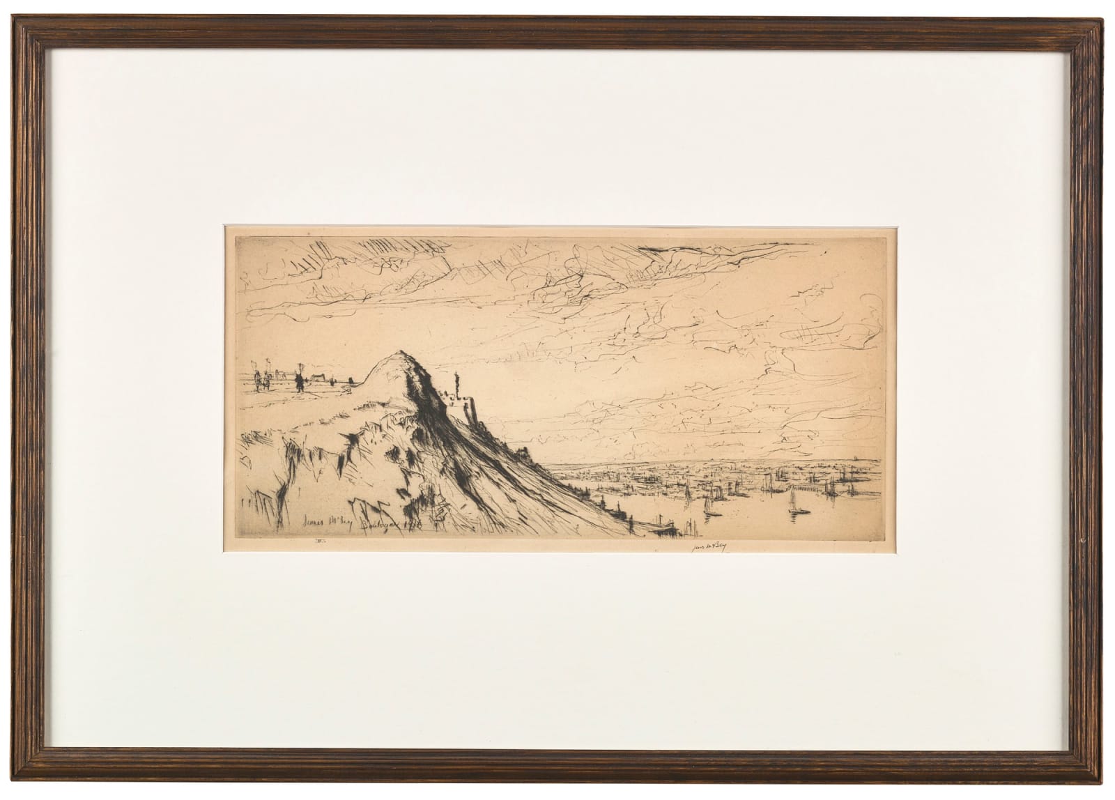James McBey, A Norman Port, 1916