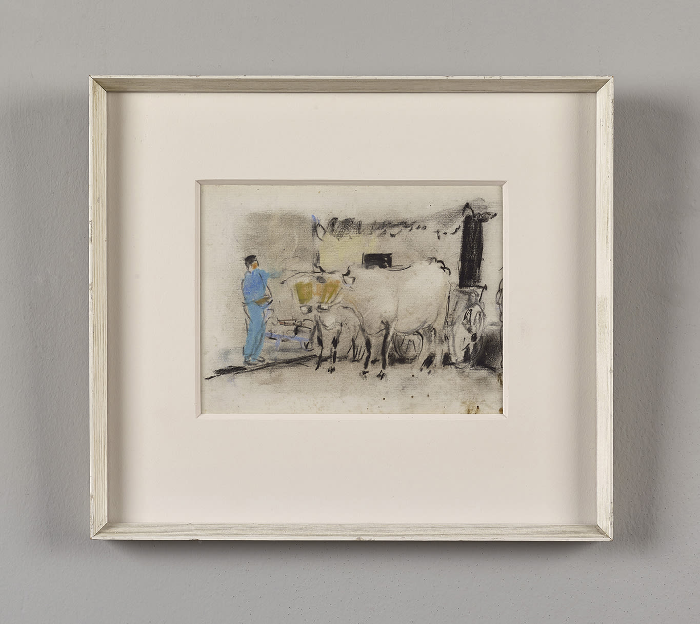 Joan Eardley RSA, Bullock Cart, c.1949