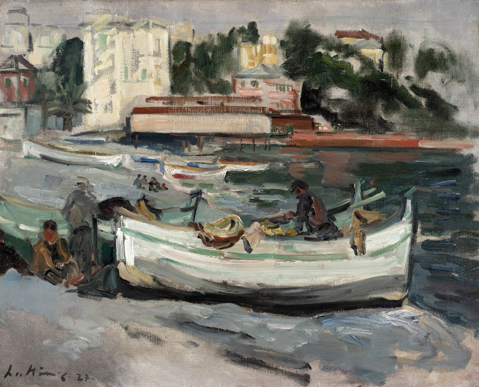 George Leslie Hunter, The Beach, Juan-Les-Pins, 1927