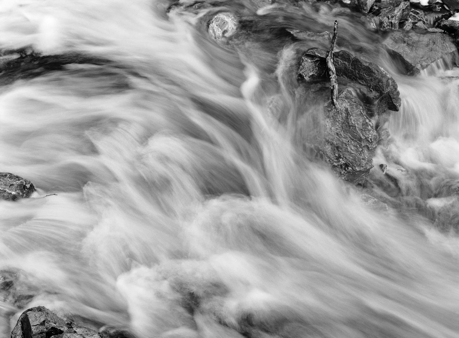 Stuart Franklin, Waterfall over Holsvatnet II (diptych), 2010