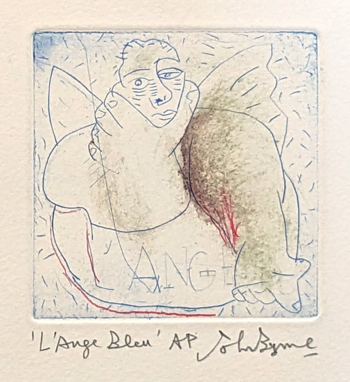 John Byrne RSA, L'Ange Bleu, 2012