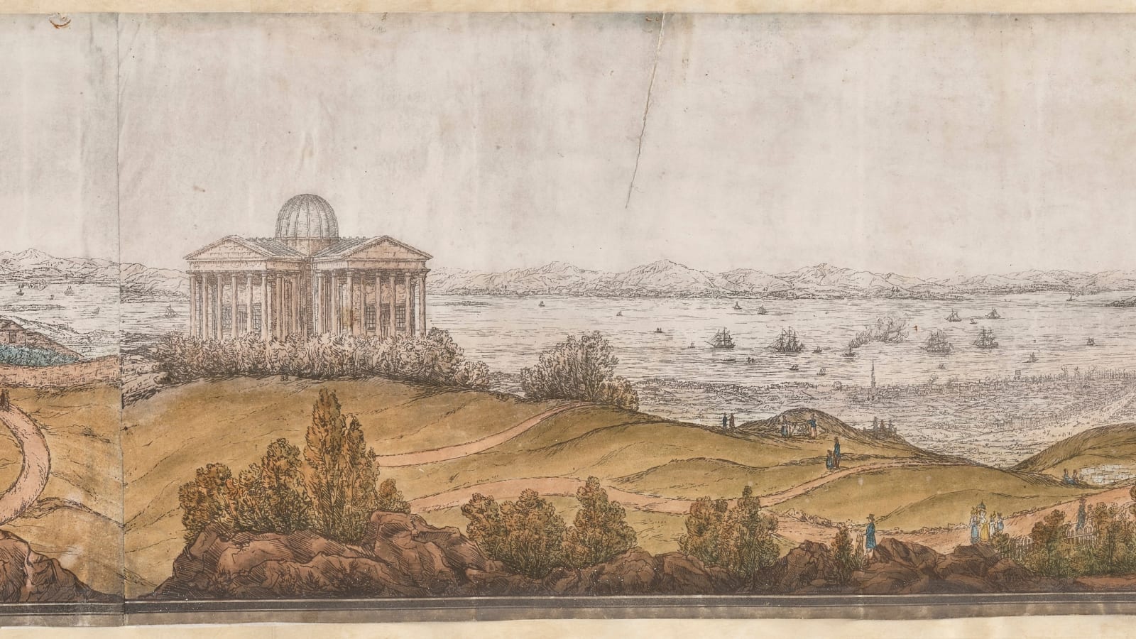 George Tytler, Panoramic view of Edinburgh and Leith, 1822