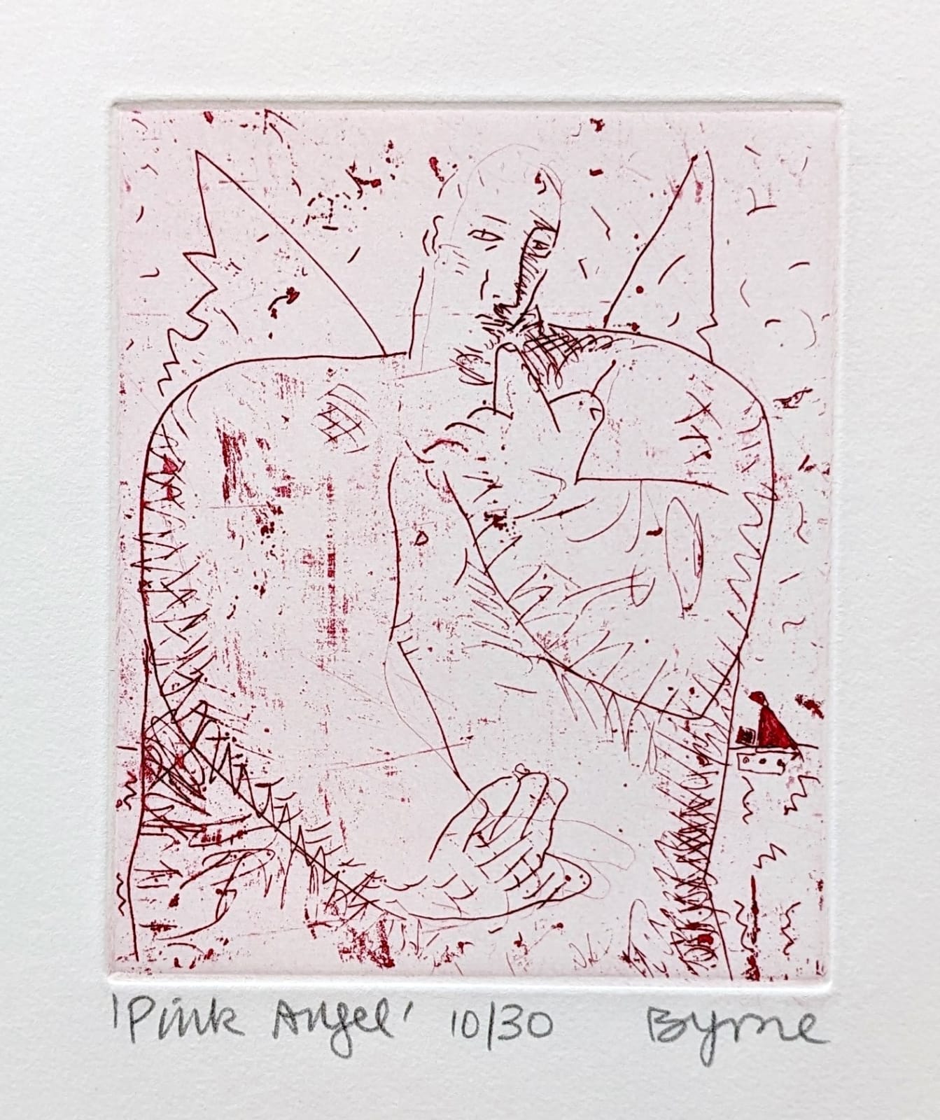 John Byrne RSA, Pink Angel, 1992