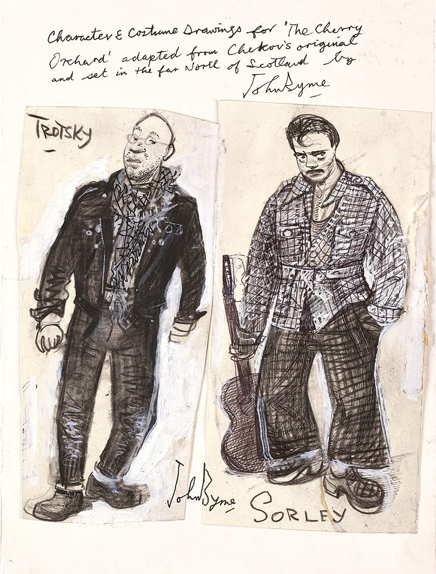 John Byrne RSA, Trotsky and Sorley, 2020