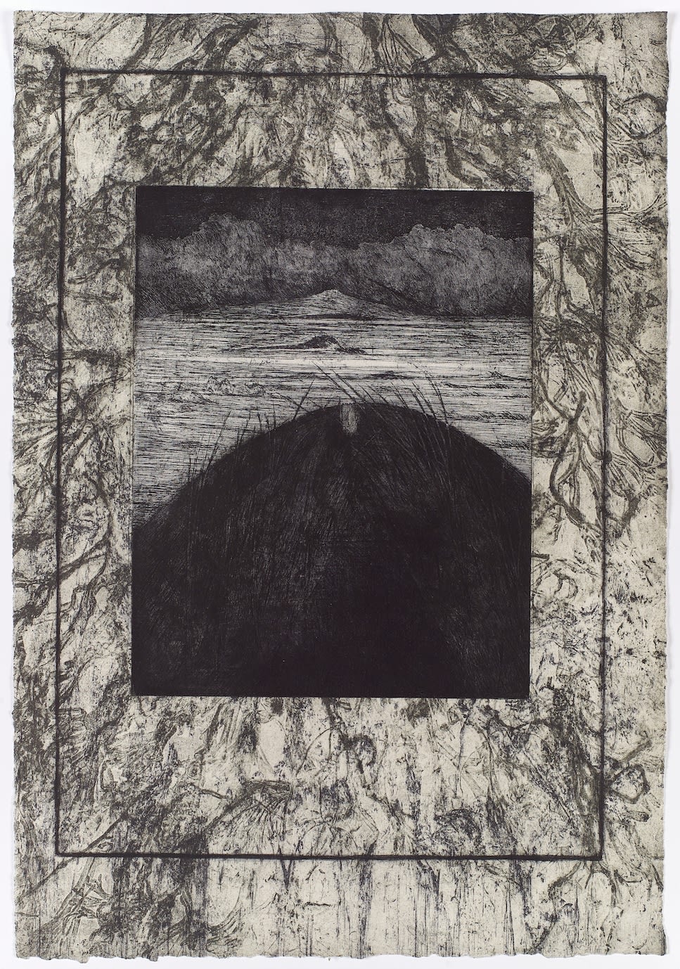 Will Maclean RSA, A Highland Woman, from 'A Night of Islands' suite of ten, 1992