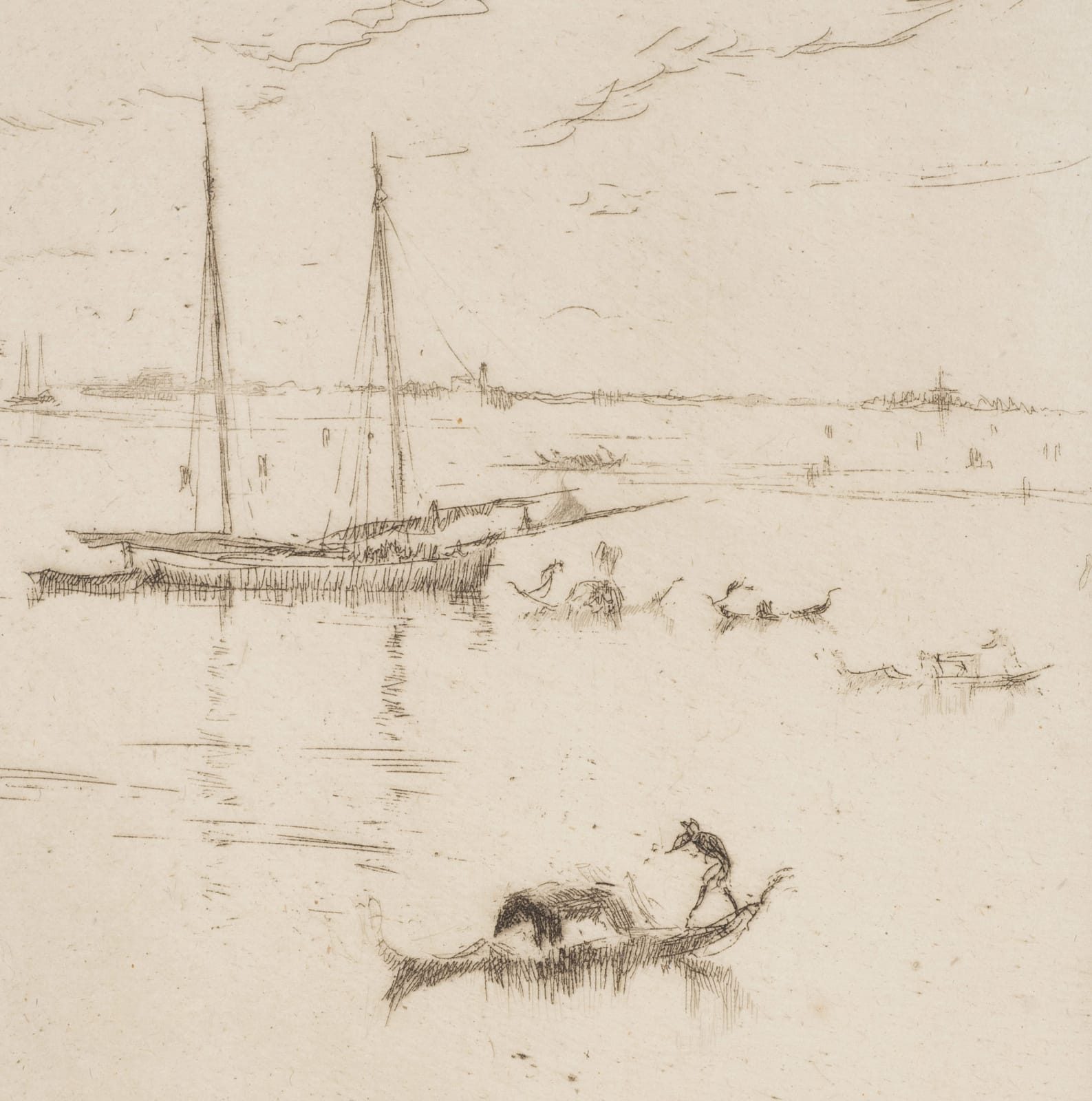 James McNeill Whistler, The Little Lagoon, 1879-1880