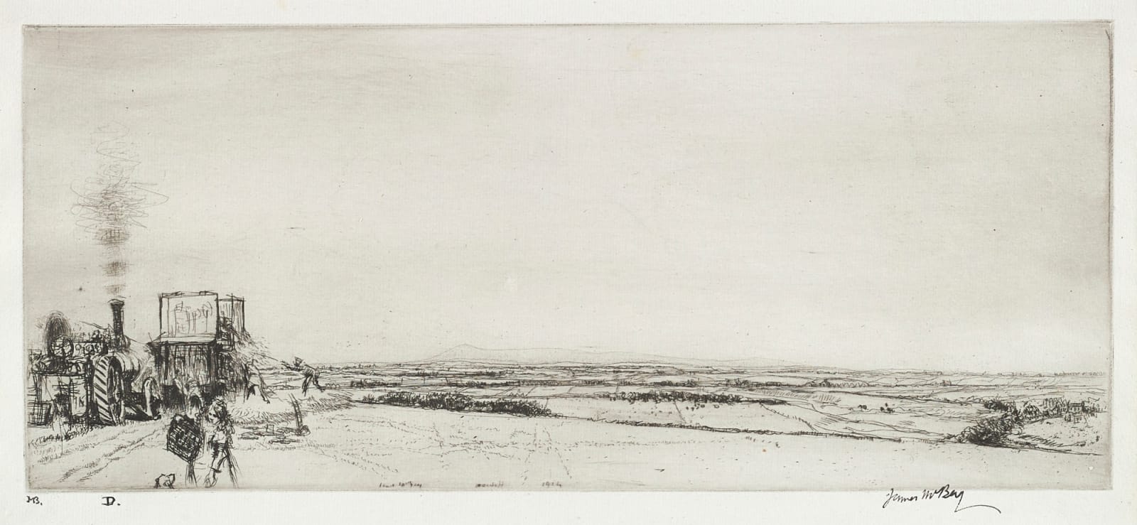 James McBey, Buchan, 1914