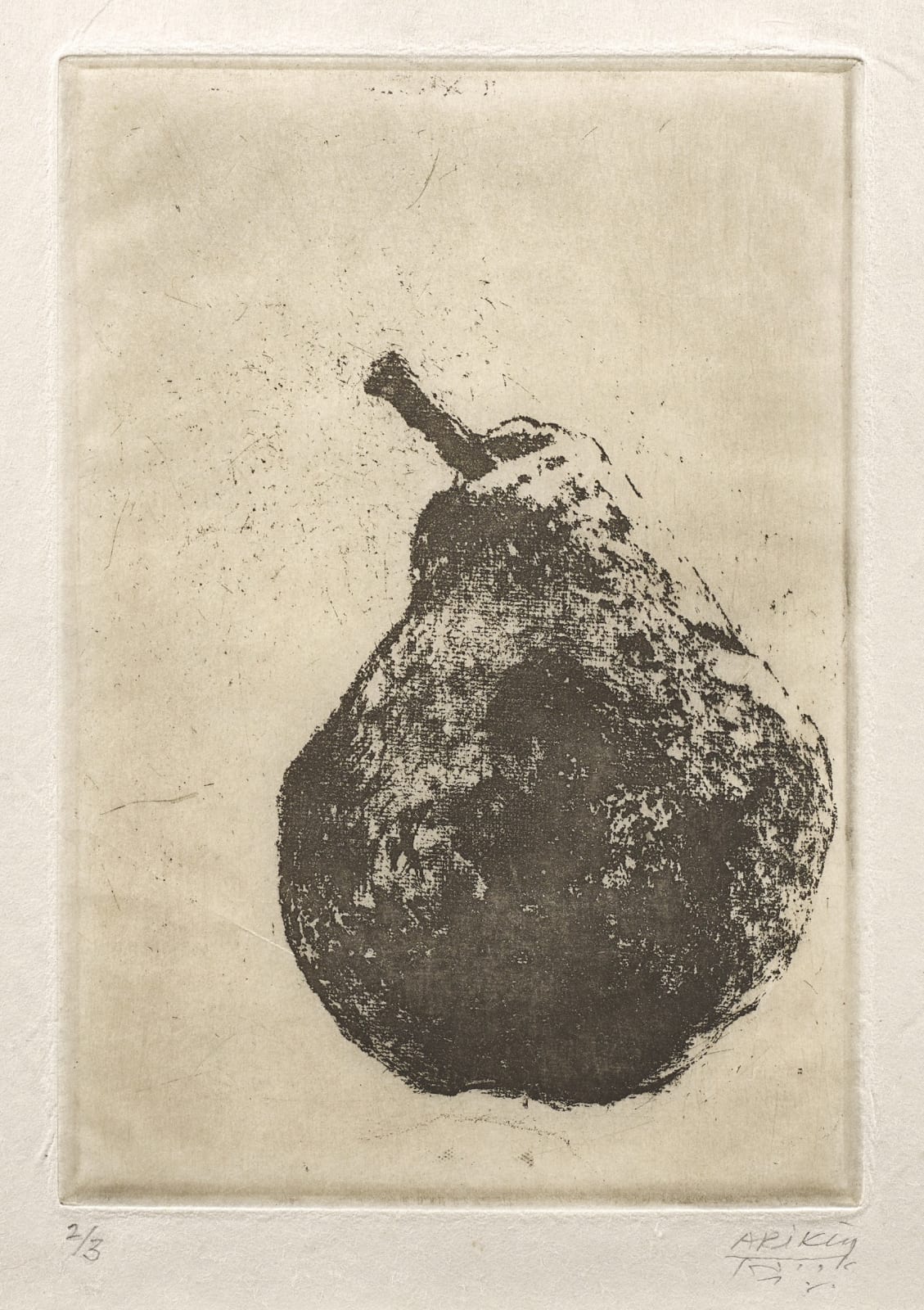 Avigdor Arikha, Pear
