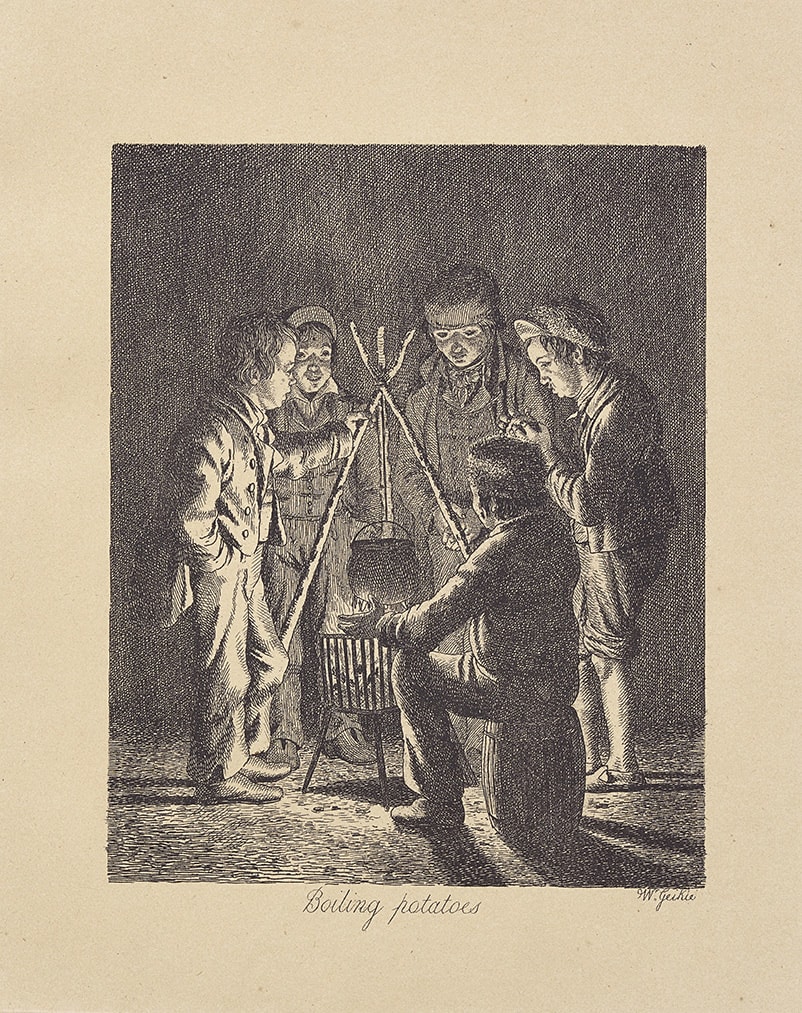 Walter Geikie RSA, Boiling potatoes