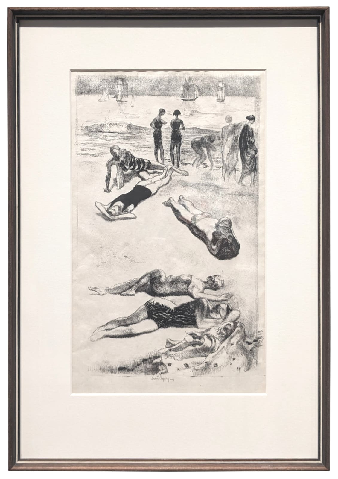 John Copley, Bagnanti, 1928