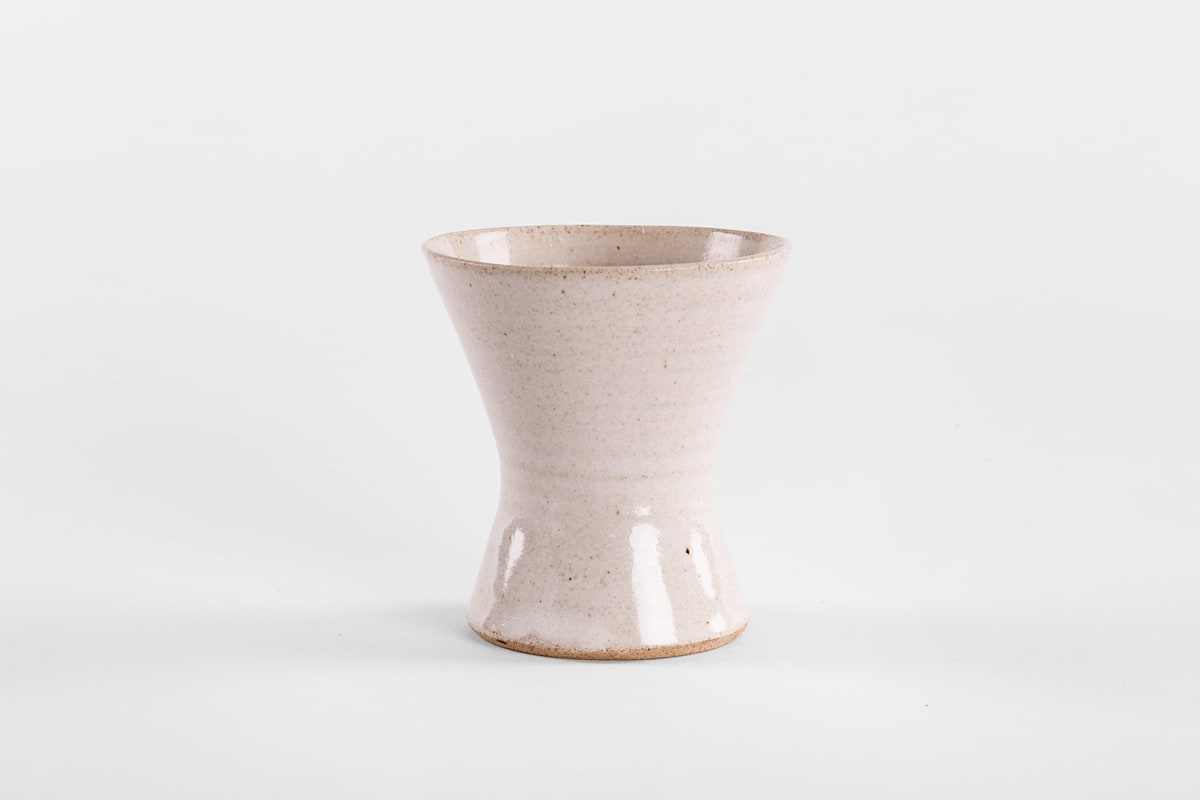 Waistel Cooper, Waisted beaker form vase, 1970s