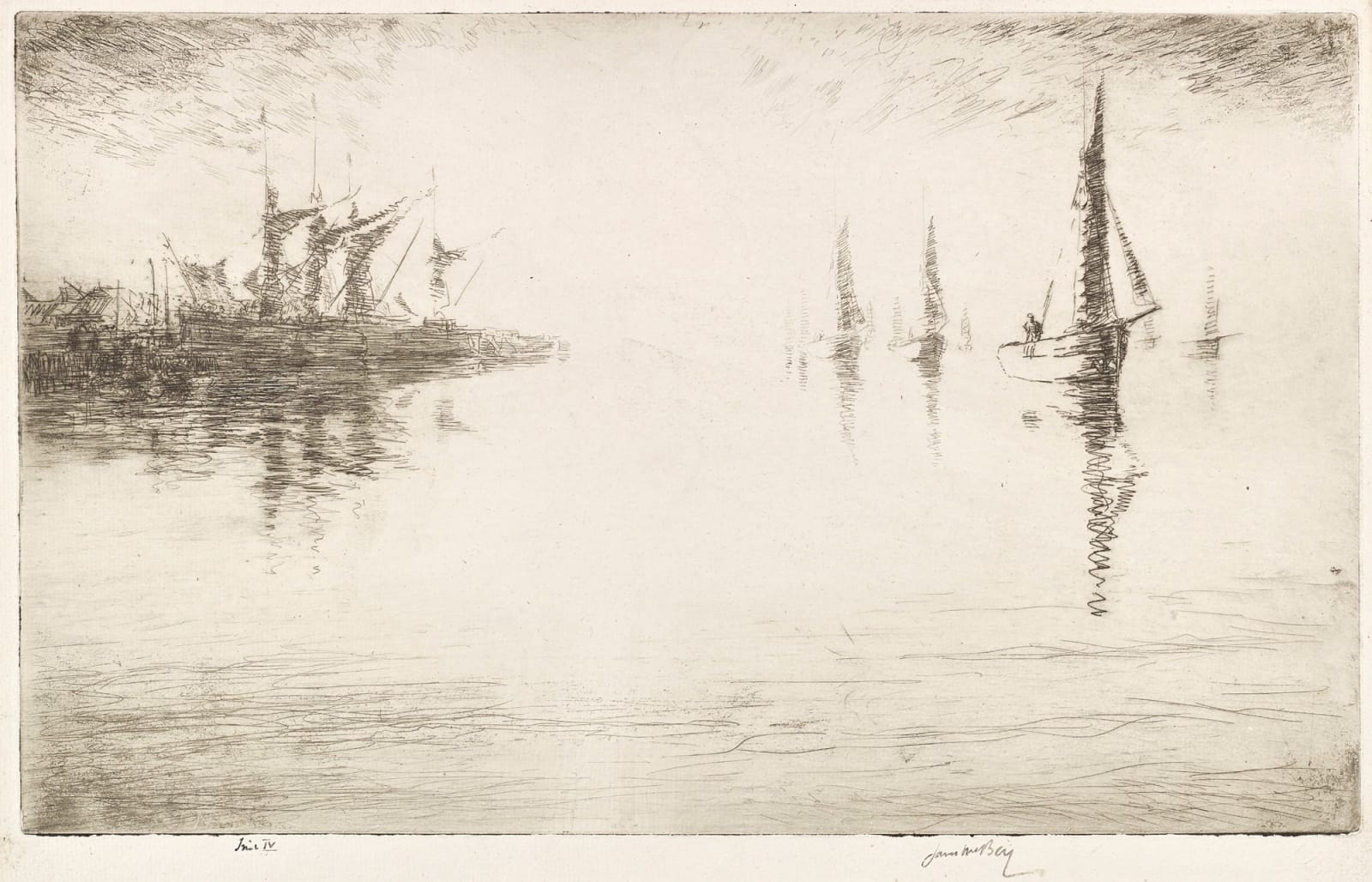 James McBey, The Ebb Tide