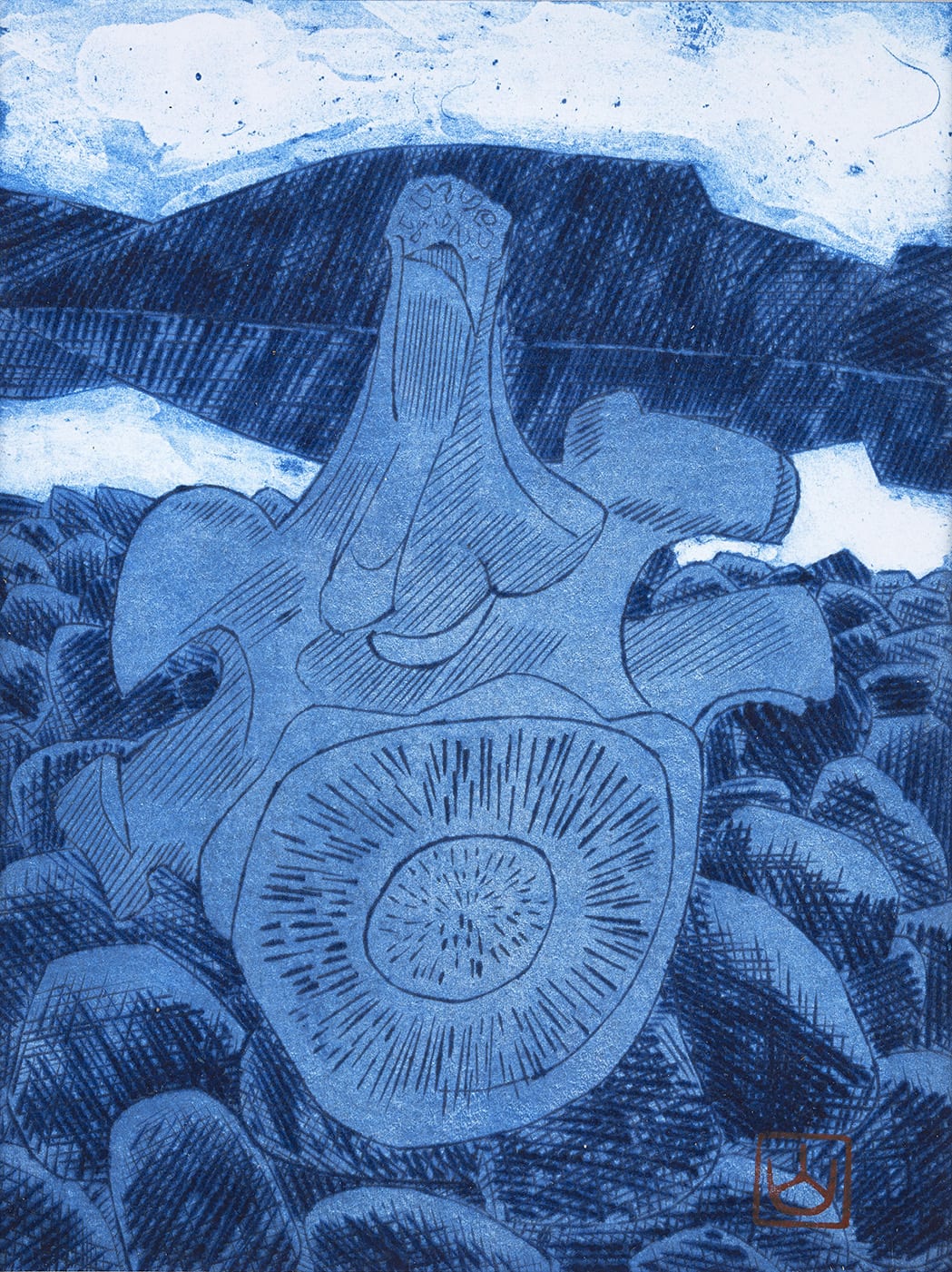 Ron Sandford, Bluemull Whale Vertebra